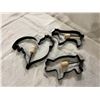 Image 2 : Animal Shaped Pancake & Egg Molds 1 1/2" high