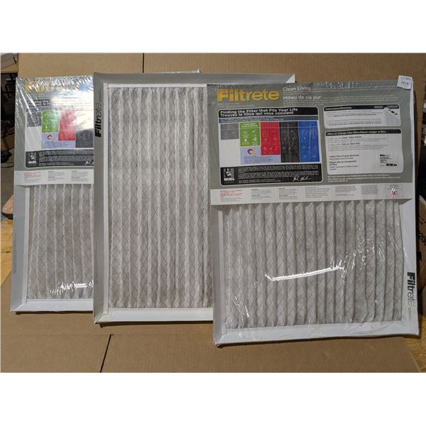 (3) Filters (2) Sealed 20"x25"x1"