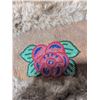 Image 2 : Pair of Beaded And Fur Native Mitts