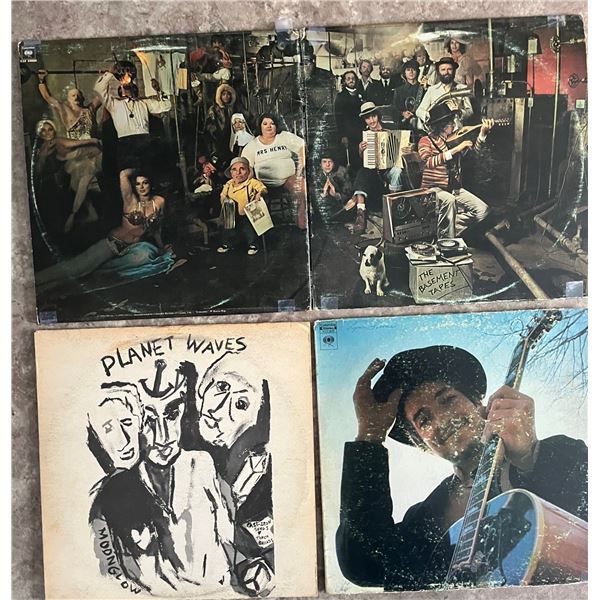 Bob Dylan Records. Nashville Skyline. Planet Waves. Basement Tapes (Double)