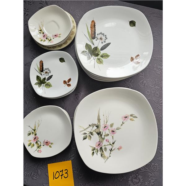 Assortment of plates