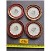 Image 3 : Georgian China "Tudor Rose" Plates, (7 8" and 4 6")