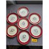 Image 6 : Georgian China "Tudor Rose" Plates, (7 8" and 4 6")