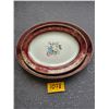 Image 4 : Georgian China "Tudor Rose" Platers 1 - 13" and 1 - 11"
