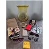 Image 1 : Misc. Phone holders, sunglasses and a purse