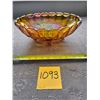 Image 1 : Merigold Vintage Carnaval Glass large footed Fruit Bowl