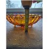 Image 3 : Merigold Vintage Carnaval Glass large footed Fruit Bowl