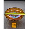 Image 4 : Merigold Vintage Carnaval Glass large footed Fruit Bowl