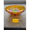 Image 5 : Merigold Vintage Carnaval Glass large footed Fruit Bowl