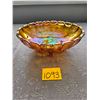 Image 6 : Merigold Vintage Carnaval Glass large footed Fruit Bowl