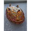 Image 9 : Merigold Vintage Carnaval Glass large footed Fruit Bowl