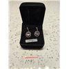 Image 3 : Sterling Silver Earrings with Amathist Stone