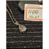 Image 2 : 925 Sterling Silver Pendant and Chain