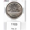 Image 1 : 1937 Canadian Silver Dollar