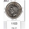 Image 2 : 1937 Canadian Silver Dollar
