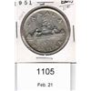 Image 1 : 1957 Canadian Silver Dollar