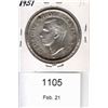 Image 2 : 1957 Canadian Silver Dollar