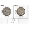Image 2 : Two 1951 Canadian Fifty Cent Piece