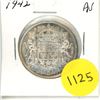 Image 1 : 1942 Canada Silver 50 Cents.