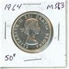 Image 2 : 1964 Canada Silver 50 Cents.