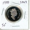Image 2 : 1990 Canada Proof Like 50 Cents.