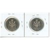 Image 2 : 1982 and 1985 Canada 50 Cents Coin.