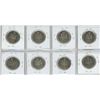 Image 2 : 1968, 1969, 1972, 1974, 1976, 1978, 1979, 1980 Canada 50 Cents Coins.