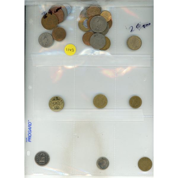 Sheet of Foreign Currency.