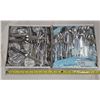 Image 1 : (16) Large Spoons, (10) Silver Plated Dinner Knives “CP Hotels”