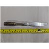 Image 4 : (16) Large Spoons, (10) Silver Plated Dinner Knives “CP Hotels”