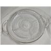 Image 2 : Glass Serving Dish w/ Tray/Stand, Large Glass Bowl