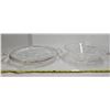 Image 4 : Glass Serving Dish w/ Tray/Stand, Large Glass Bowl