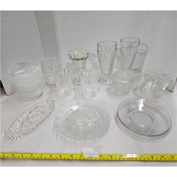 Lot of Misc. Glassware