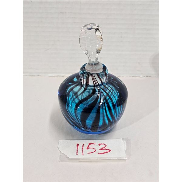 Heavy Glass Perfume Bottle w/ Stopper