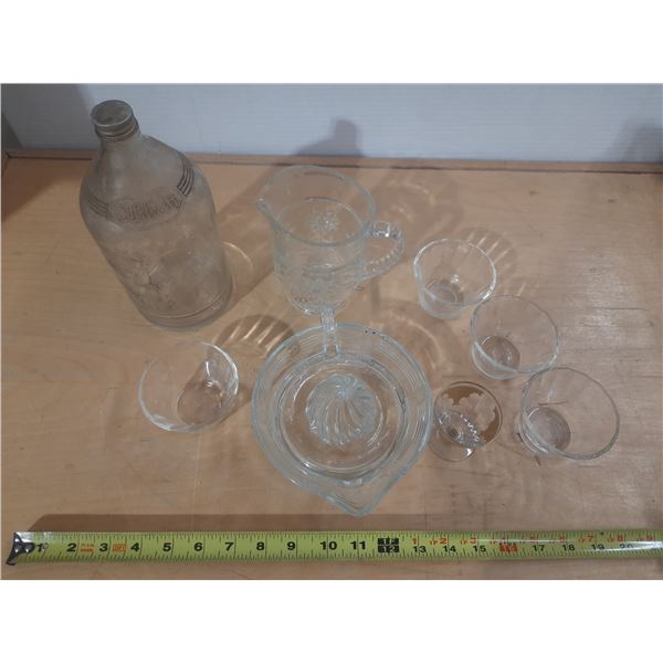 Vintage Glasses, Picher, etc.