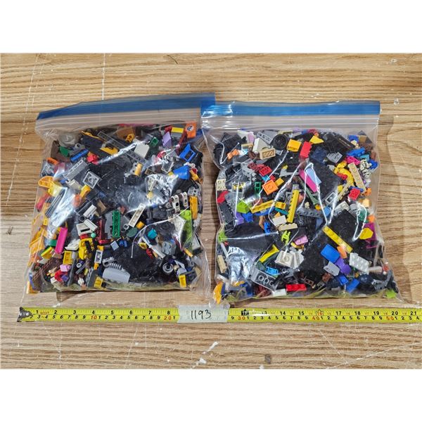 (2) 2lb Bags of Building Blocks (Lego etc.)