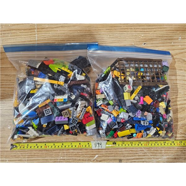 (2) 2lb Bags of Building Blocks (Lego etc.)