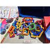 Image 3 : Lot of Assorted Toys & Games (Magnetic Tiles, Kinex, Etc.)