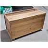 Image 4 : Large Wooden Storage Box 38 ½” L x 19” W x 21 ½” H