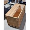 Image 5 : Large Wooden Storage Box 38 ½” L x 19” W x 21 ½” H