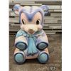 Image 1 : Vintage pink and blue bear cookie jar- made in japan- 9"H
