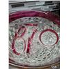 Image 3 : Indiana glass whitehall ruby red punch bowl set with 6 cups- not authenticated