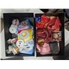 Image 4 : lot of misc. Crafts Supplies (Ribbons,Cloths, String, and etc.) w/ craft Boxes and Labels