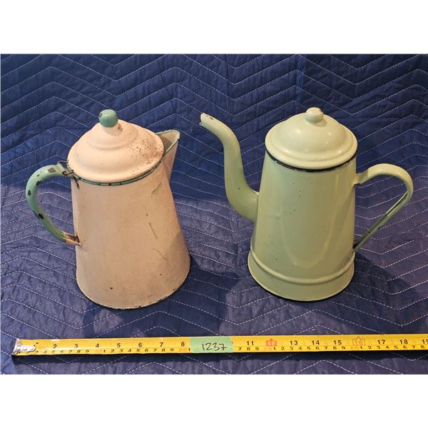 Antique/Vintage Enamel Coffee Pots