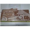 Image 2 : 10-11x14" vintage copies of photos- printed on cardboard- old vehicles