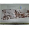 Image 2 : 13-11x14" vintage copies of photos- printed on cardboard- gas stations