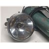 Image 2 : Vintage battery encased clip on belt holder with attached hard hat lamp