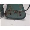 Image 4 : Vintage battery encased clip on belt holder with attached hard hat lamp