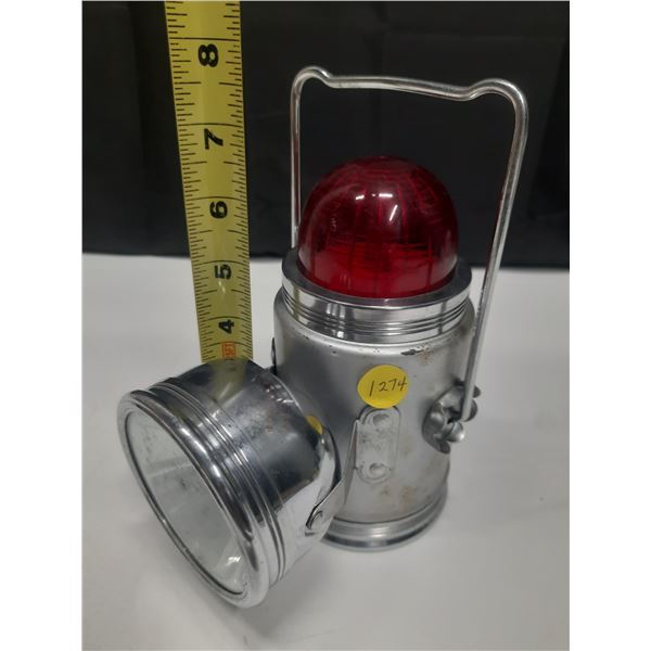 Train- hand held railway battery lamp- large