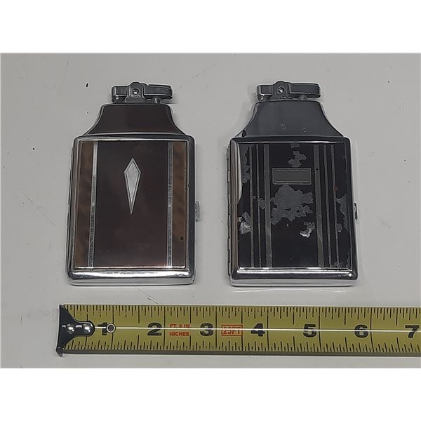 2 lighters with cig case
